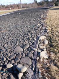 a rocky patch for drying dulse
