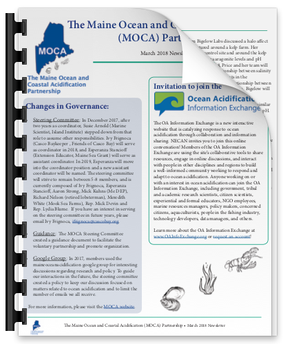 thumbnail image of page one of the march 2018 newsletter