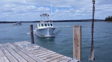 photo of a boat coming in to dock