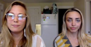 Screenshot of Libby Davis and Jacqueline Clarke from the Buoy Maine pitch competition