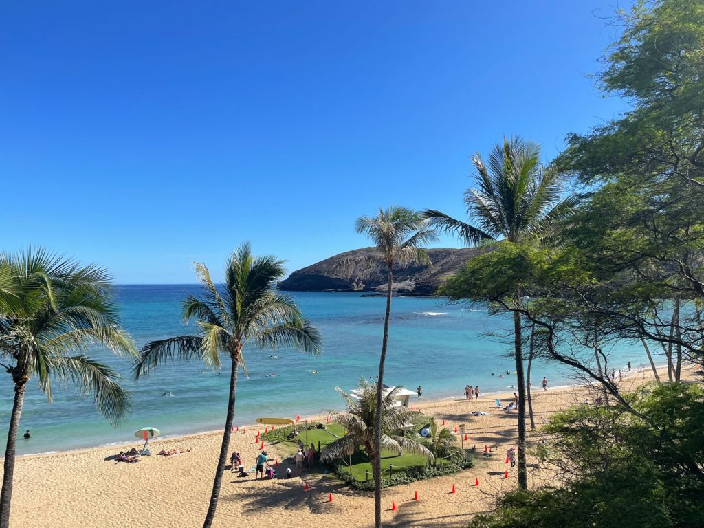 Hanauma Bay limits the number of visitors daily to allow the reef ecosystem to rest and to avoid over-use of this treasured resource